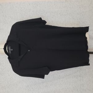 Black Cotton Polo